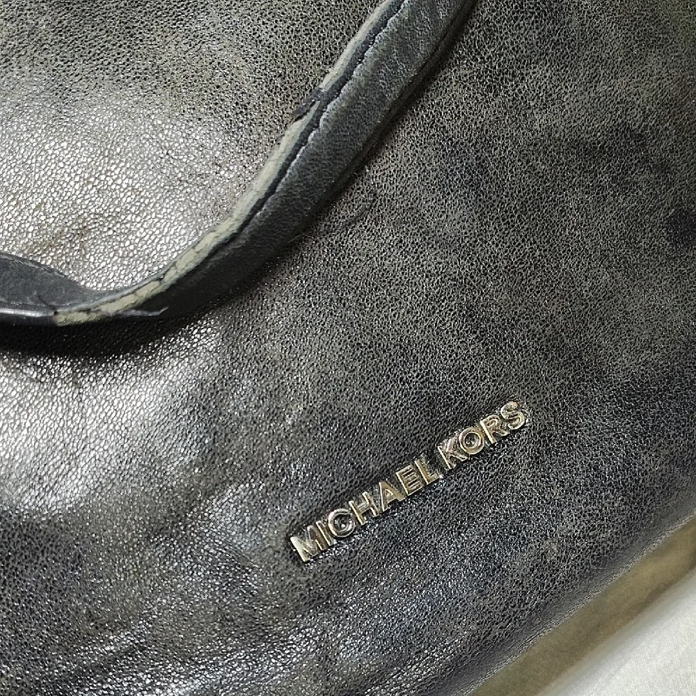 Michael Kors Shimmering Black Shoulder Bag
